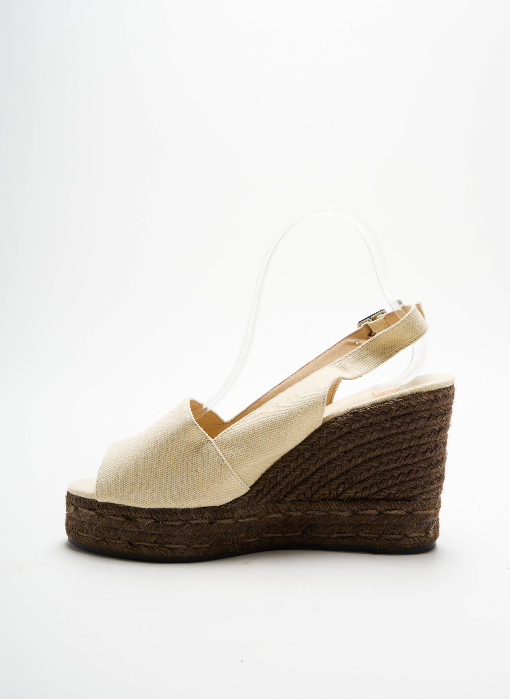 Espadrilės audinio audimas (tinklinis audimas) 10 cm ir daugiau aukštakulniai bežinis CASTANER moteris
