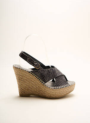 Espadrilės satino audinys 10 cm ir daugiau aukštakulniai pilka LORMY moteris