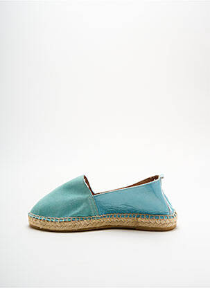 Espadrilės nubuko audinys plokščias kulnas iki 3 cm mėlyna L'ESPADRILLE DE NICOLE moteris
