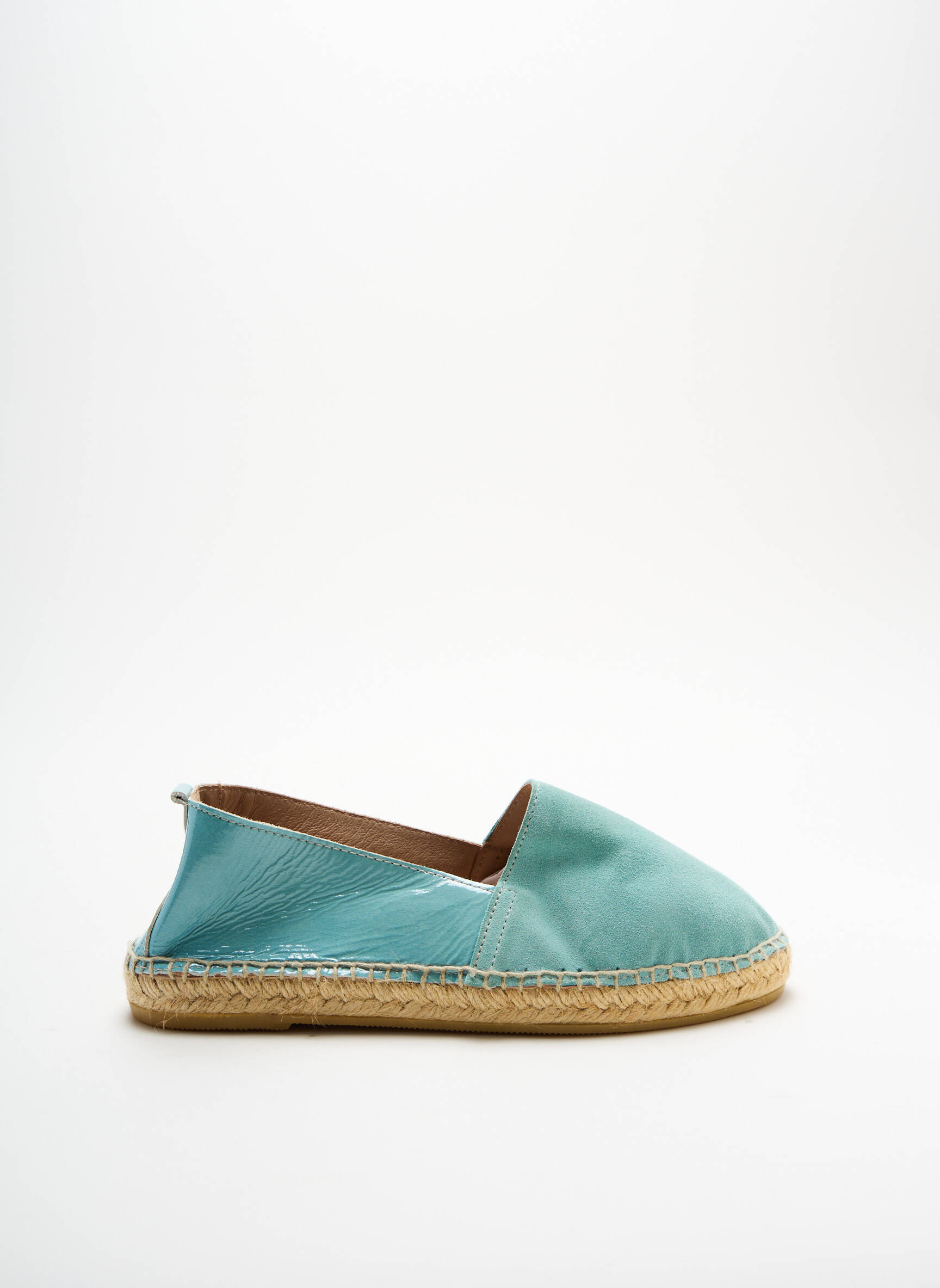 Espadrilės nubuko audinys plokščias kulnas iki 3 cm mėlyna L'ESPADRILLE DE NICOLE moteris