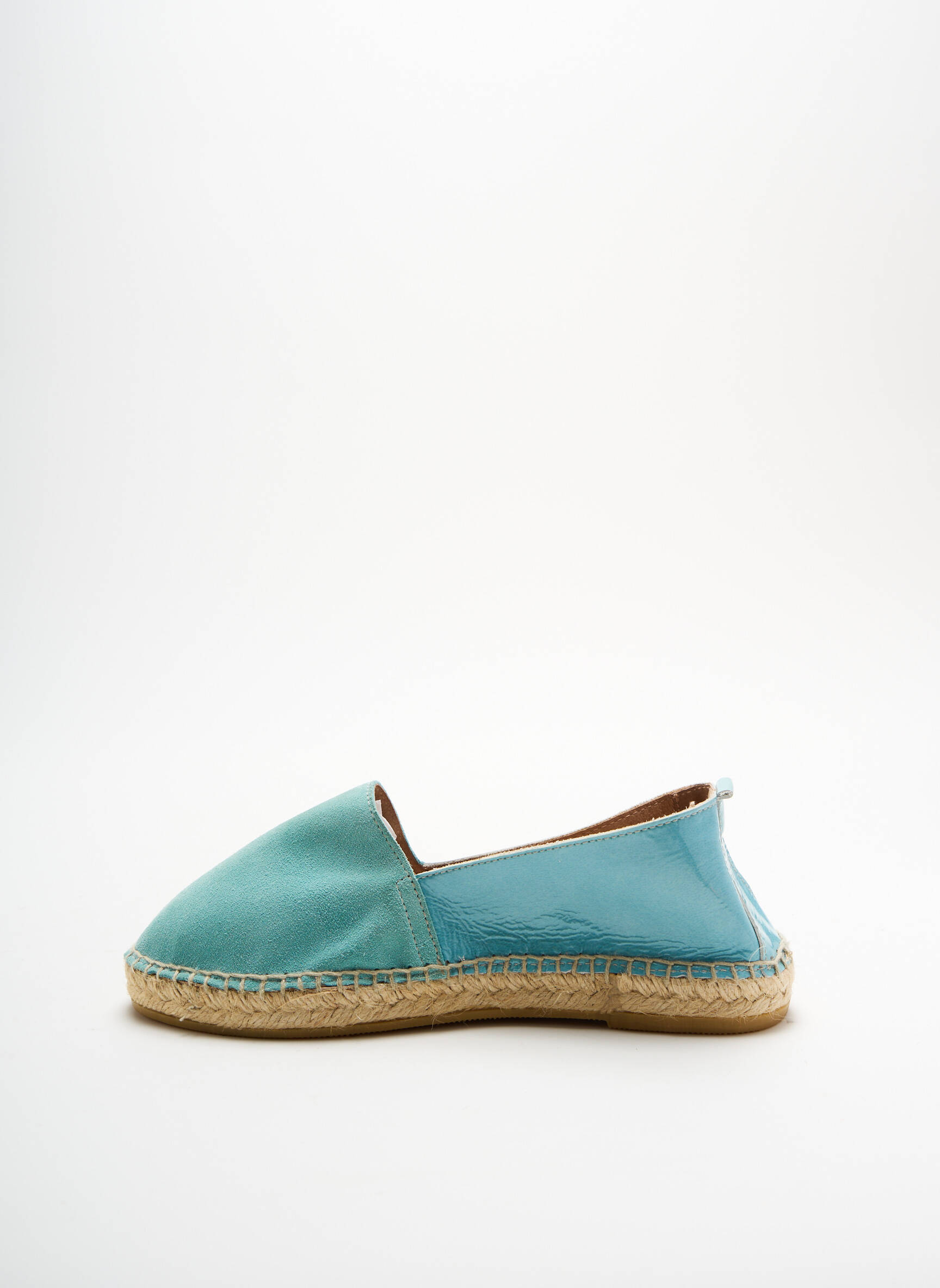 Espadrilės nubuko audinys plokščias kulnas iki 3 cm mėlyna L'ESPADRILLE DE NICOLE moteris
