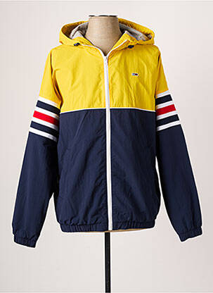 Vėjo nepraleidėjas kišenės su gobtuvu geltona TOMMY HILFIGER vyras