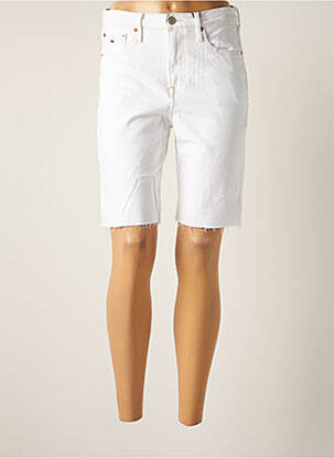 Bermudas aukšta talija aukšta talija baltas TOMMY HILFIGER moteris