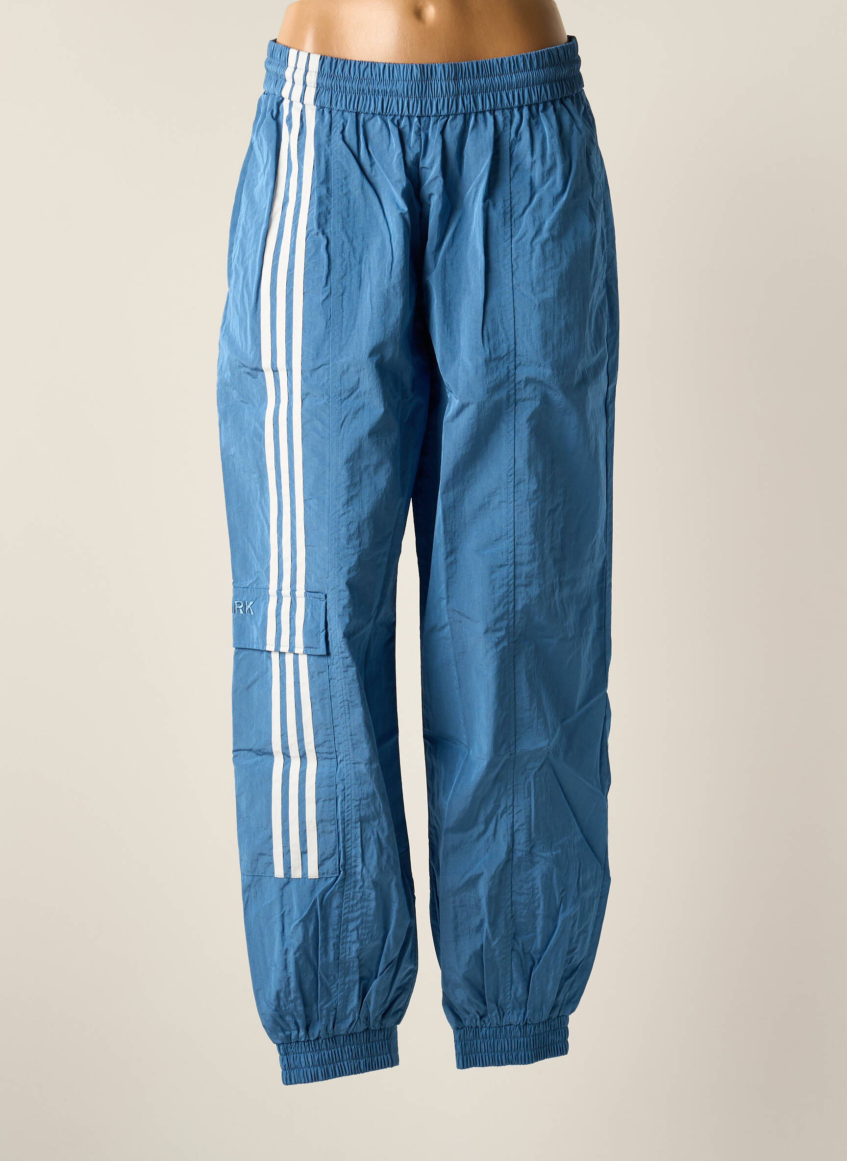 Joggins šoniniai galonai su siuvinėjimu normala dydis mėlyna ADIDAS moteris
