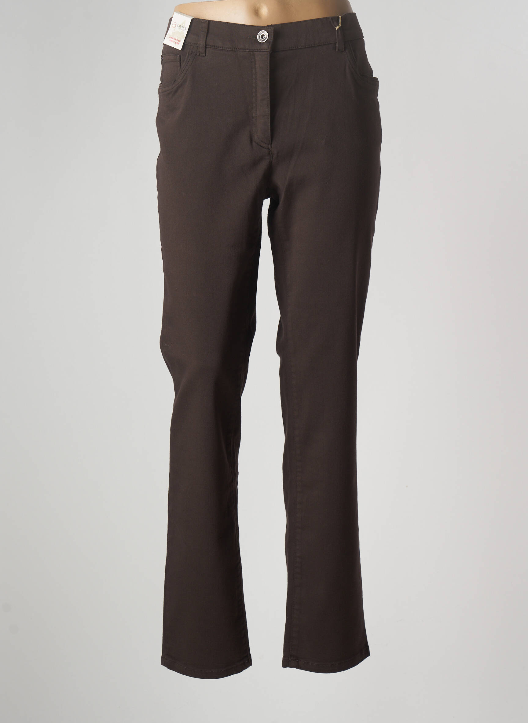 Lieknos kelnės elastinė dydis normala dydis rudas GERKE MY PANTS moteris