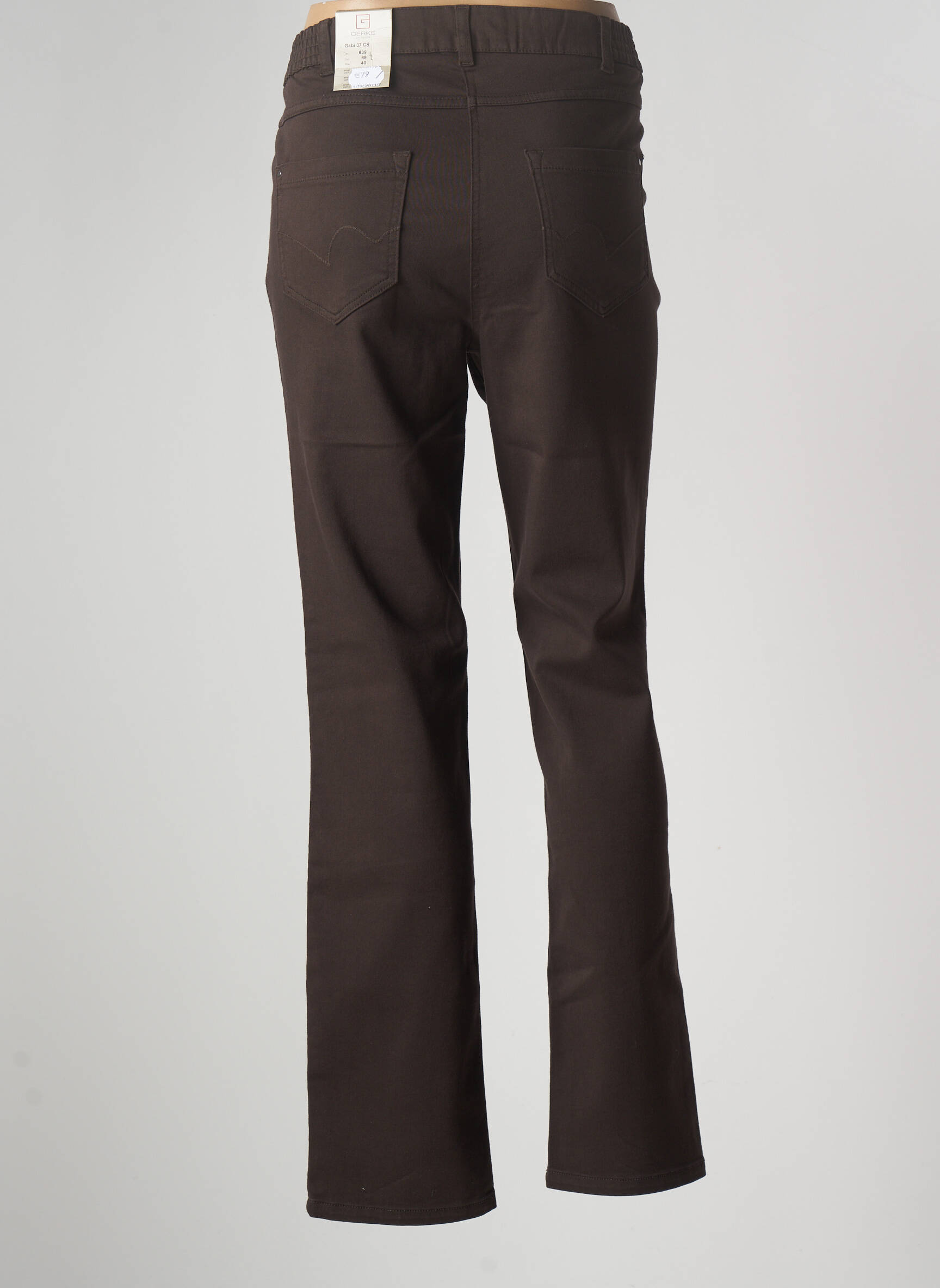 Lieknos kelnės elastinė dydis normala dydis rudas GERKE MY PANTS moteris