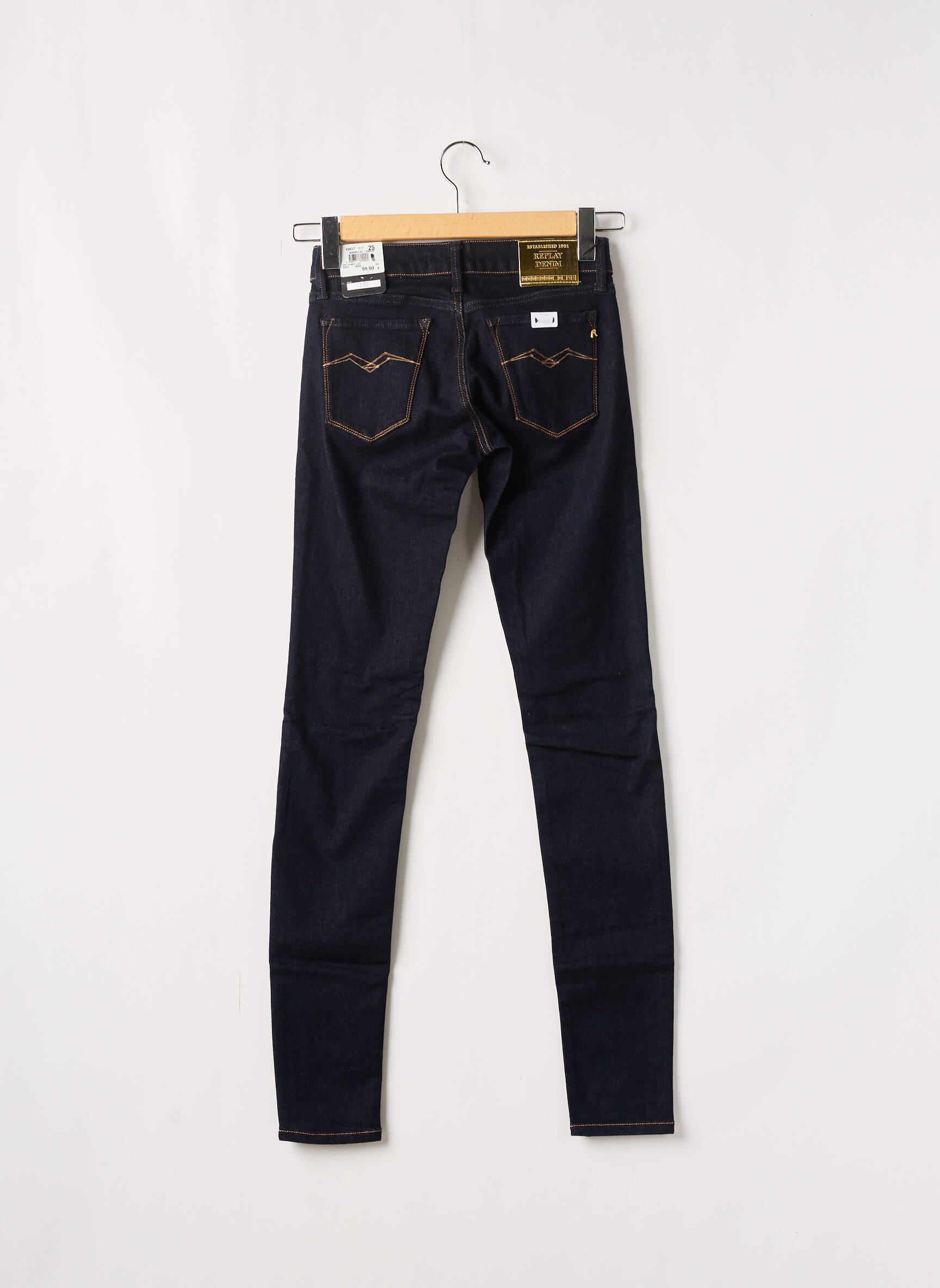 Lieknos džinsai lieknas normala dydis mėlyna REPLAY moteris