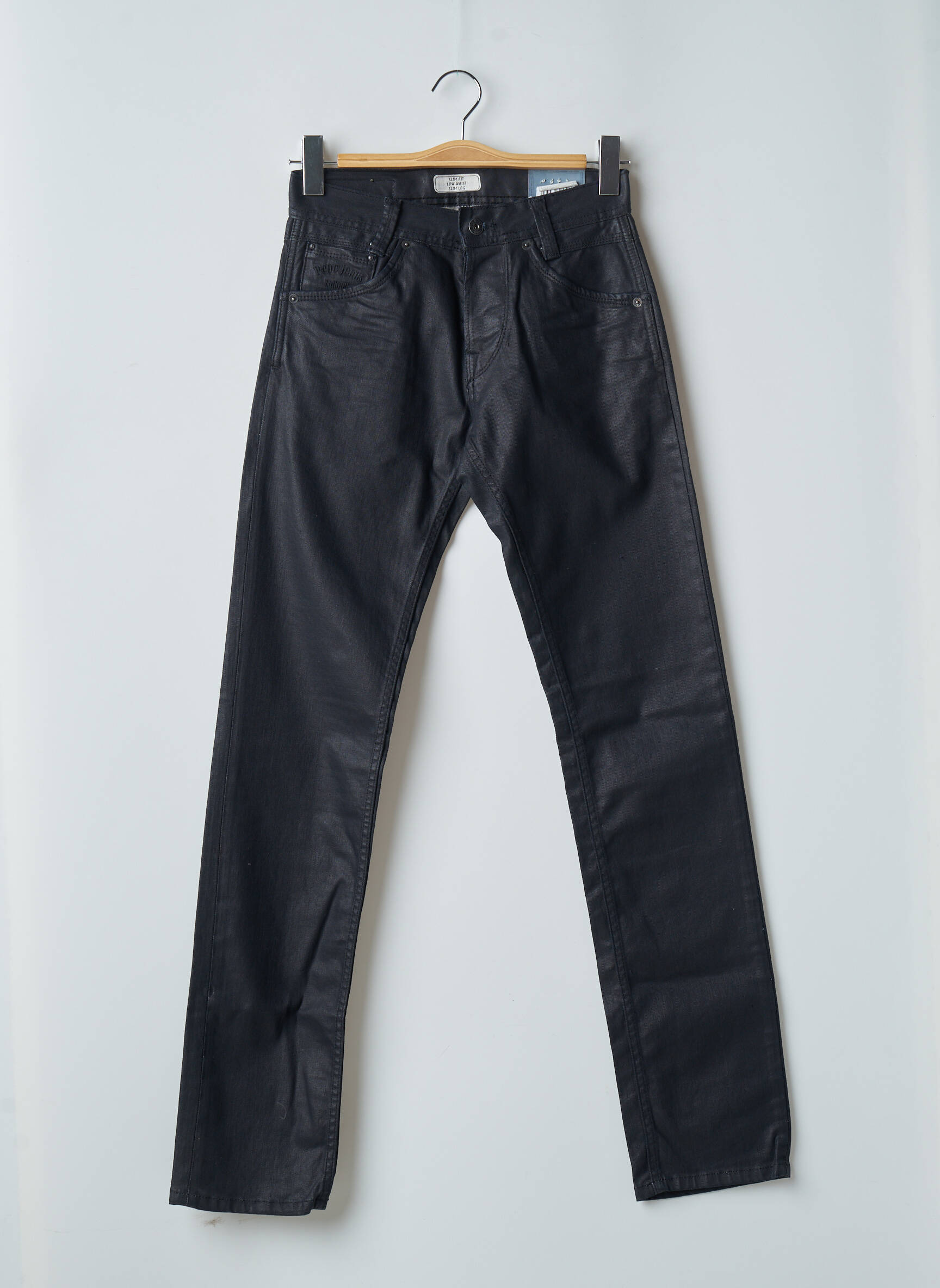 Lieknos džinsai lieknas maža dydžio juodas PEPE JEANS vyras