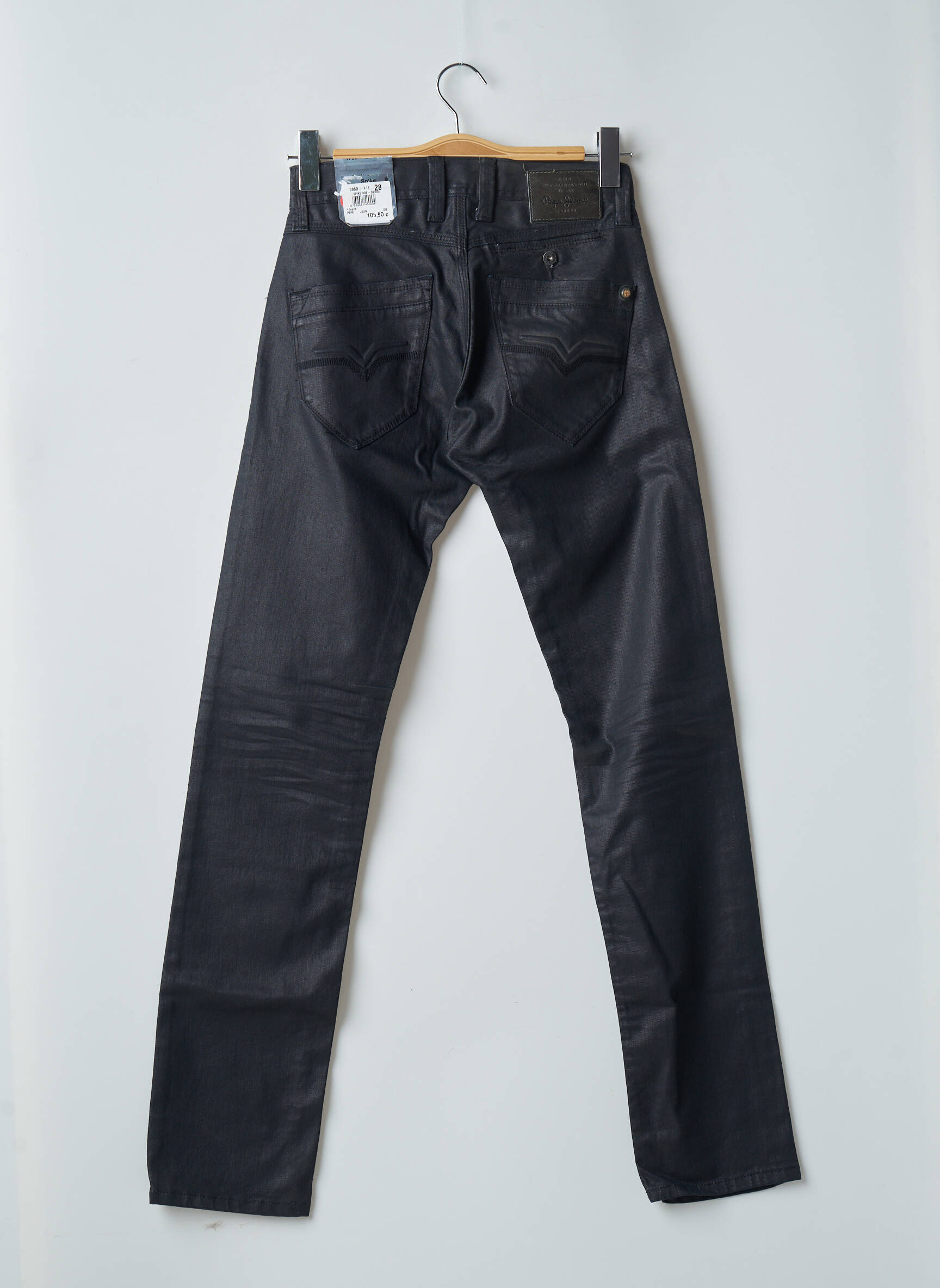 Lieknos džinsai lieknas maža dydžio juodas PEPE JEANS vyras