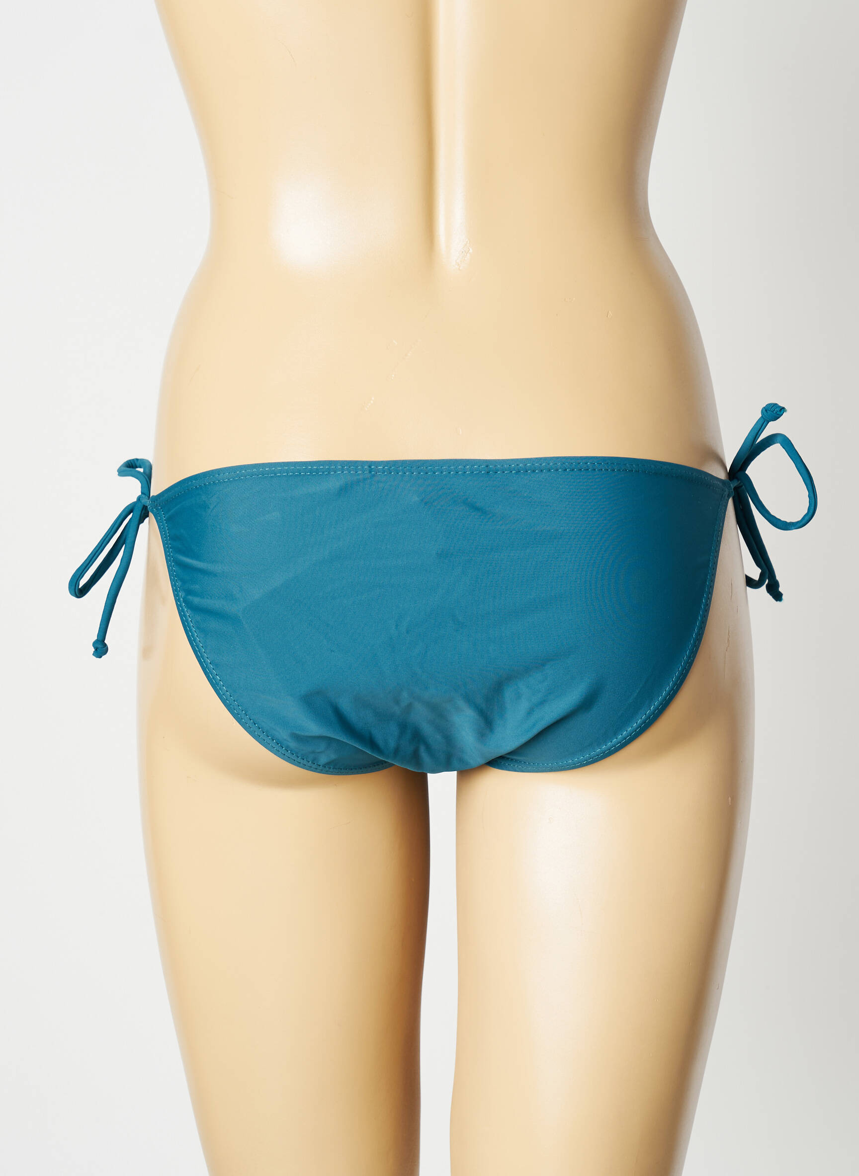 Maudymosi kelnaitės satino efektas bikini žalias SUN PROJECT moteris
