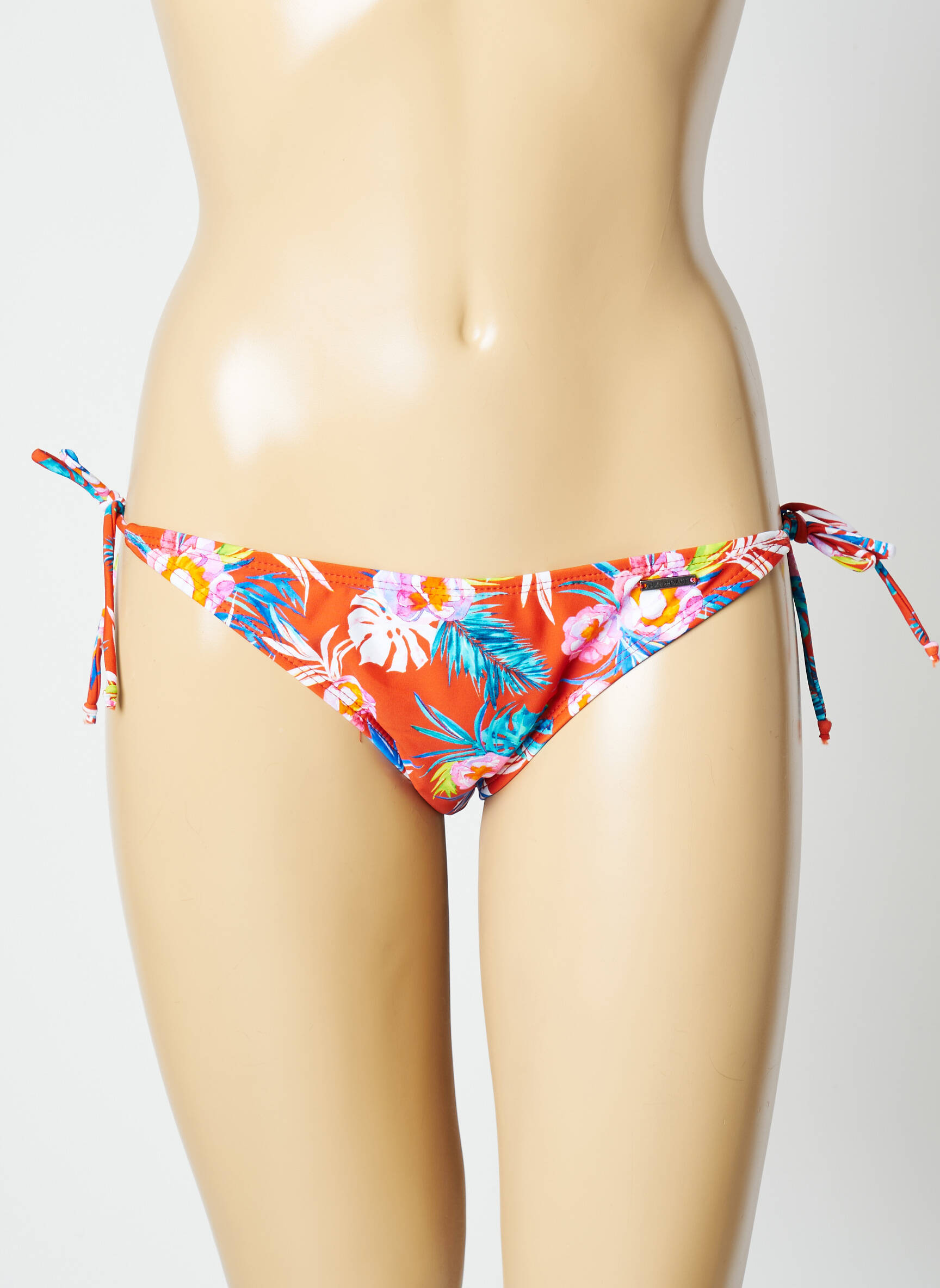 Maudymosi kelnaitės tiesioginis dažymas spausdinimas bikini oranžinė SUN PROJECT moteris