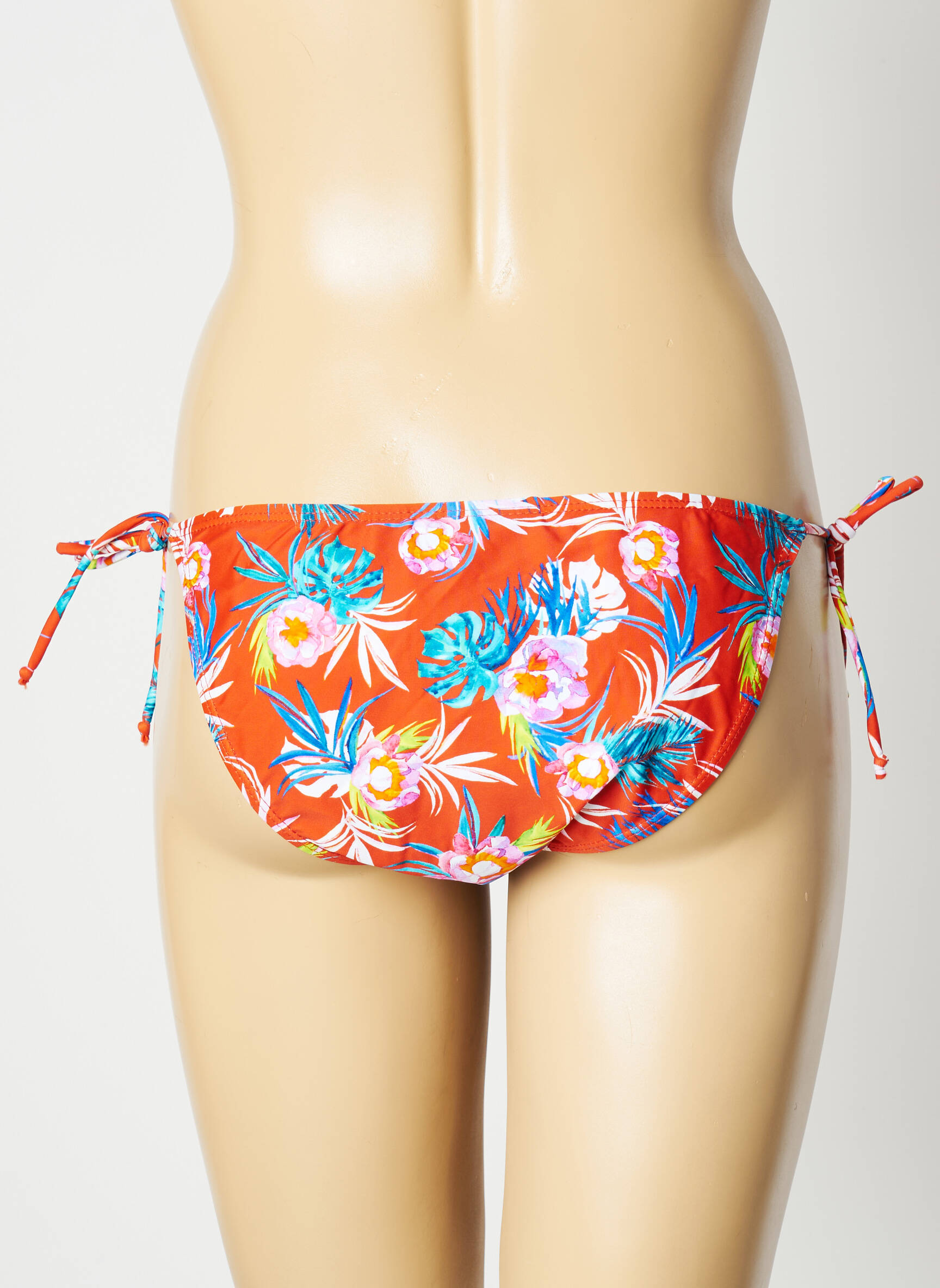 Maudymosi kelnaitės tiesioginis dažymas spausdinimas bikini oranžinė SUN PROJECT moteris