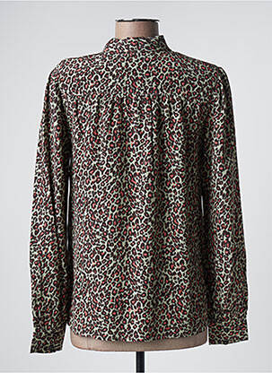 Moteriškas marškinys tiesi kirpimas ilgos rankovės žalias SCOTCH & SODA moteris