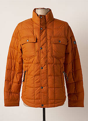 Pūkinė striukė kišenės be gobtuvų rudas JACK & JONES vyras