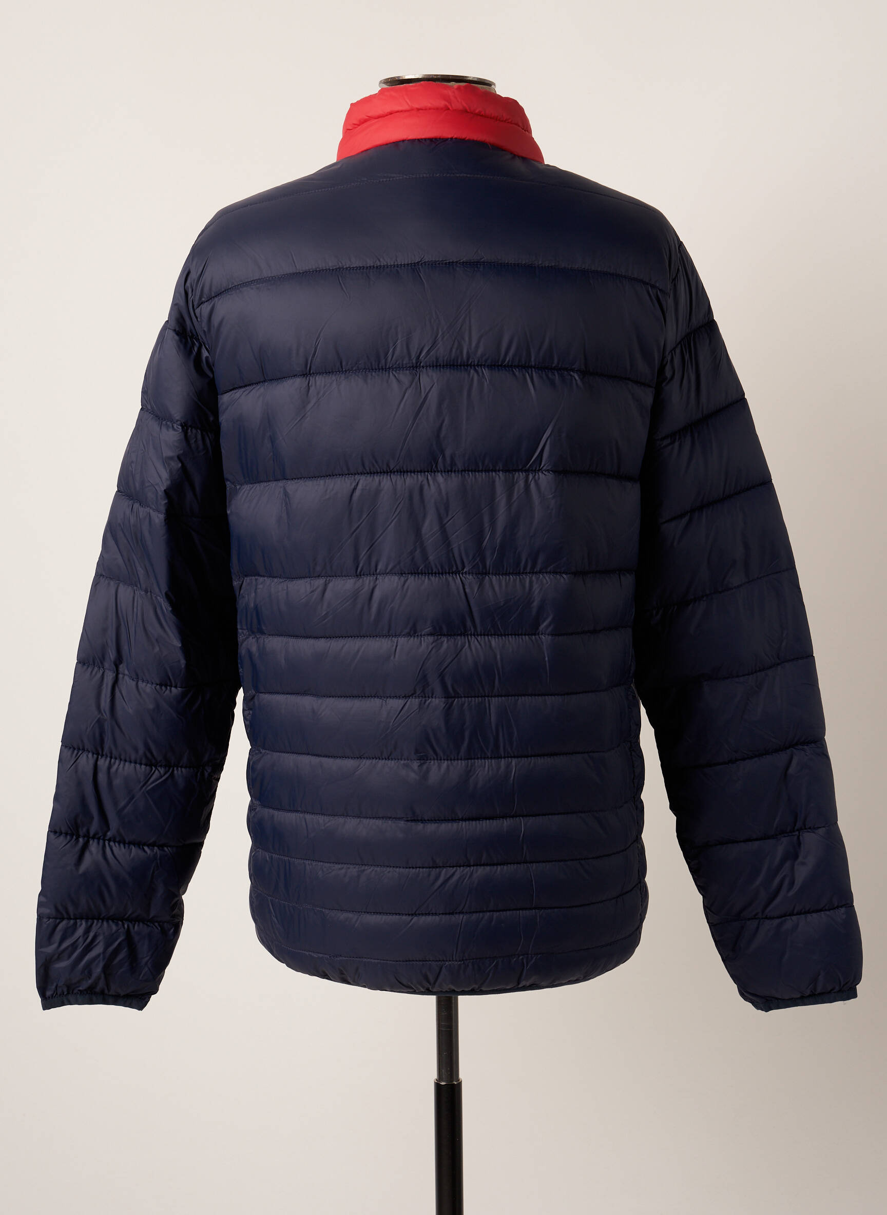 Pūkinė striukė ilgos rankovės be gobtuvų mėlyna JACK & JONES vyras