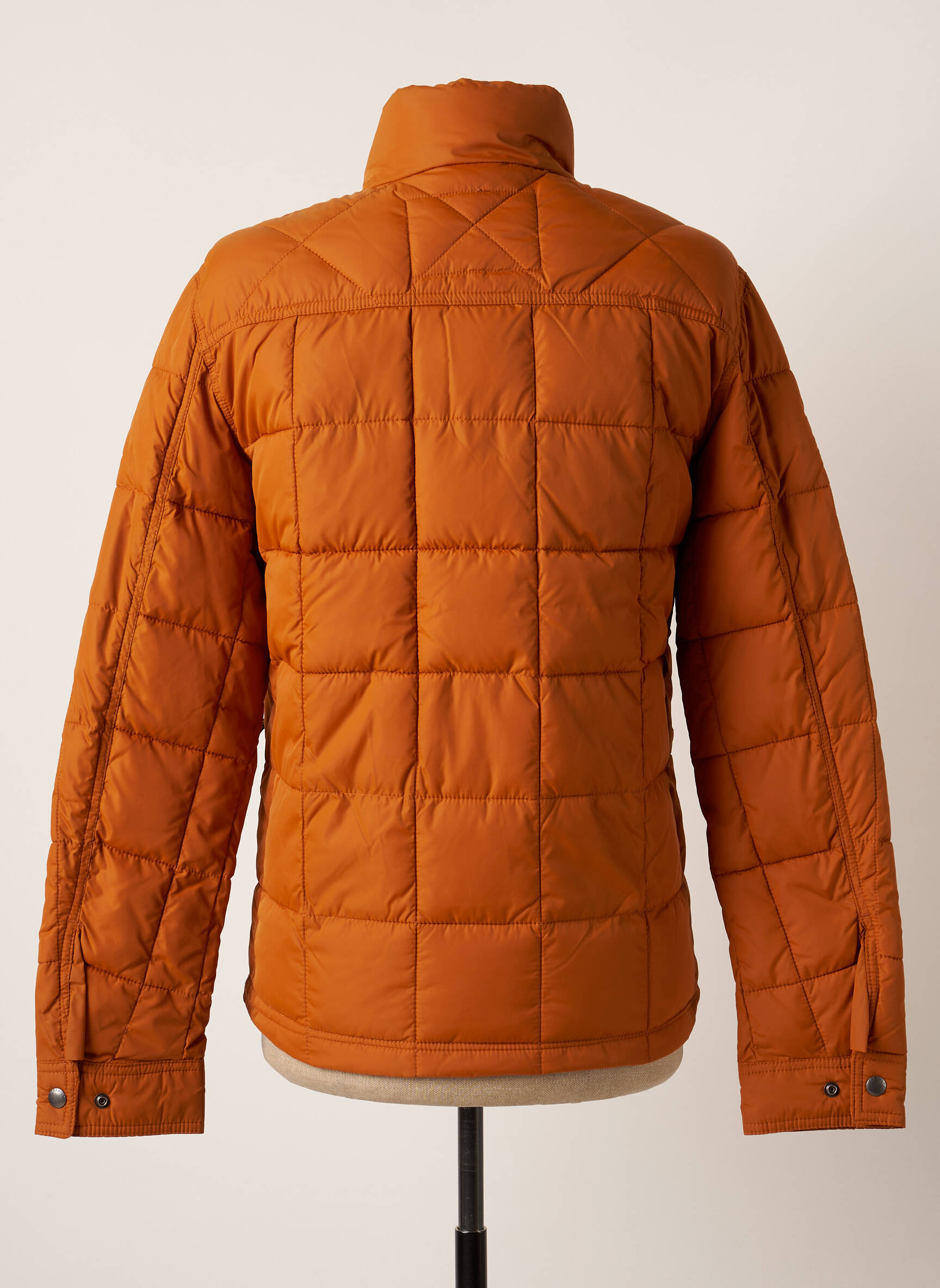 Pūkinė striukė ilgos rankovės be gobtuvų rudas JACK & JONES vyras