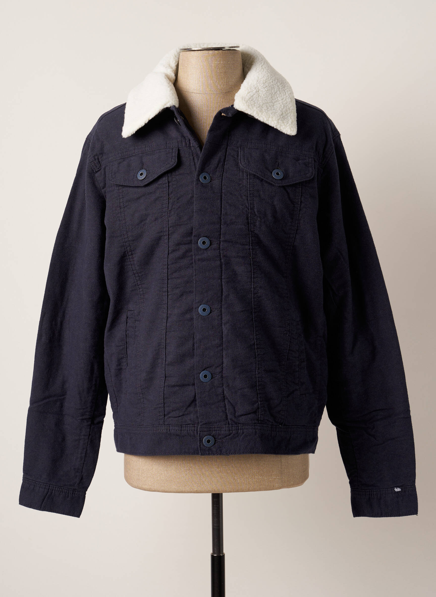 Kasdienis švarkas priekinė mygtukų uždarymo sistema mėlyna JACK & JONES vyras