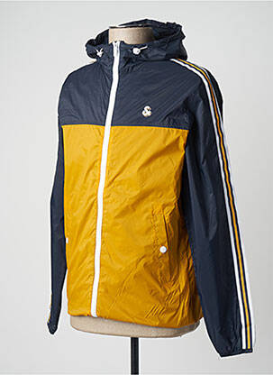 Apsauga nuo lietaus kišenės su gobtuvu geltona JACK & JONES vyras