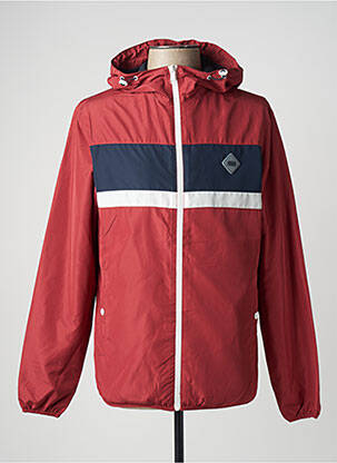 Apsauga nuo lietaus kišenės su gobtuvu raudona JACK & JONES vyras
