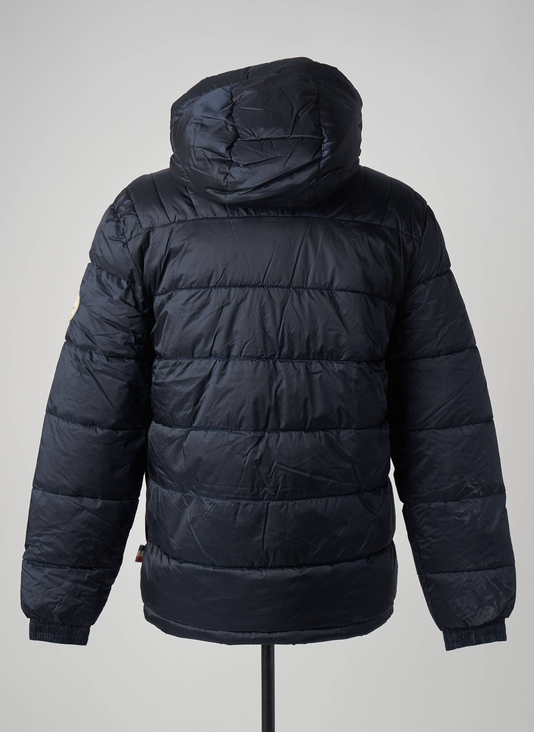 Pūkinė striukė ilgos rankovės su gobtuvu mėlyna JACK & JONES vyras