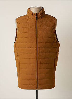 Pūkinė striukė kišenės be gobtuvų rudas JACK & JONES vyras