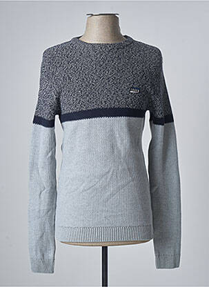 Megztinis lanksti ir pralaidi orui tinklinė medžiaga ilgos rankovės mėlyna JACK & JONES vyras