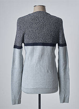 Megztinis lanksti ir pralaidi orui tinklinė medžiaga ilgos rankovės mėlyna JACK & JONES vyras