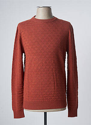Megztinis lanksti ir pralaidi orui tinklinė medžiaga ilgos rankovės oranžinė JACK & JONES vyras