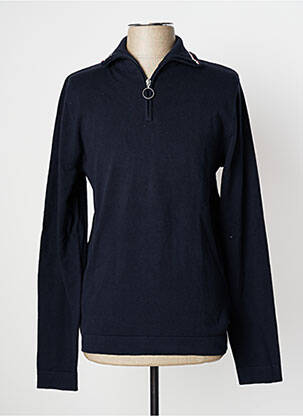Megztinis sunkvežimio vairuotojo apykaklė ilgos rankovės mėlyna JACK & JONES vyras