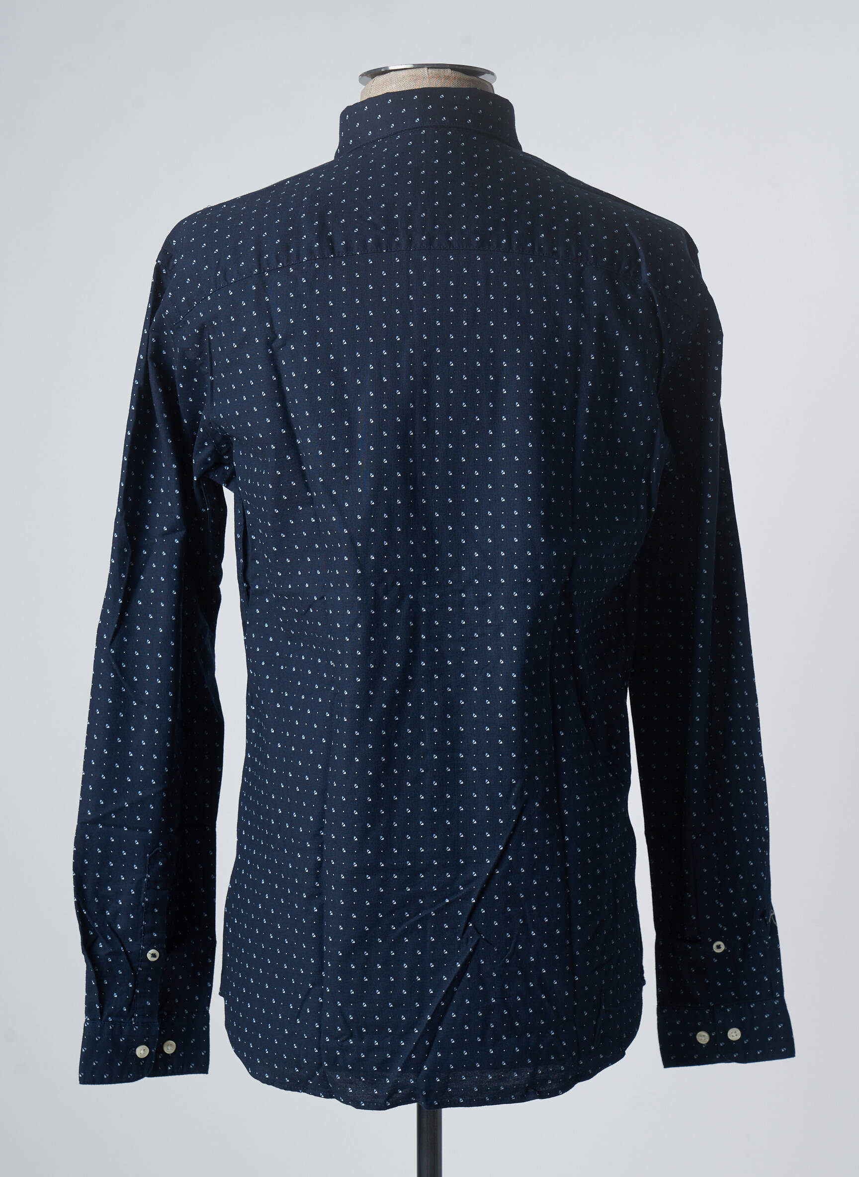 Ilgomis rankovėmis marškinys ilgos rankovės mėlyna JACK & JONES vyras