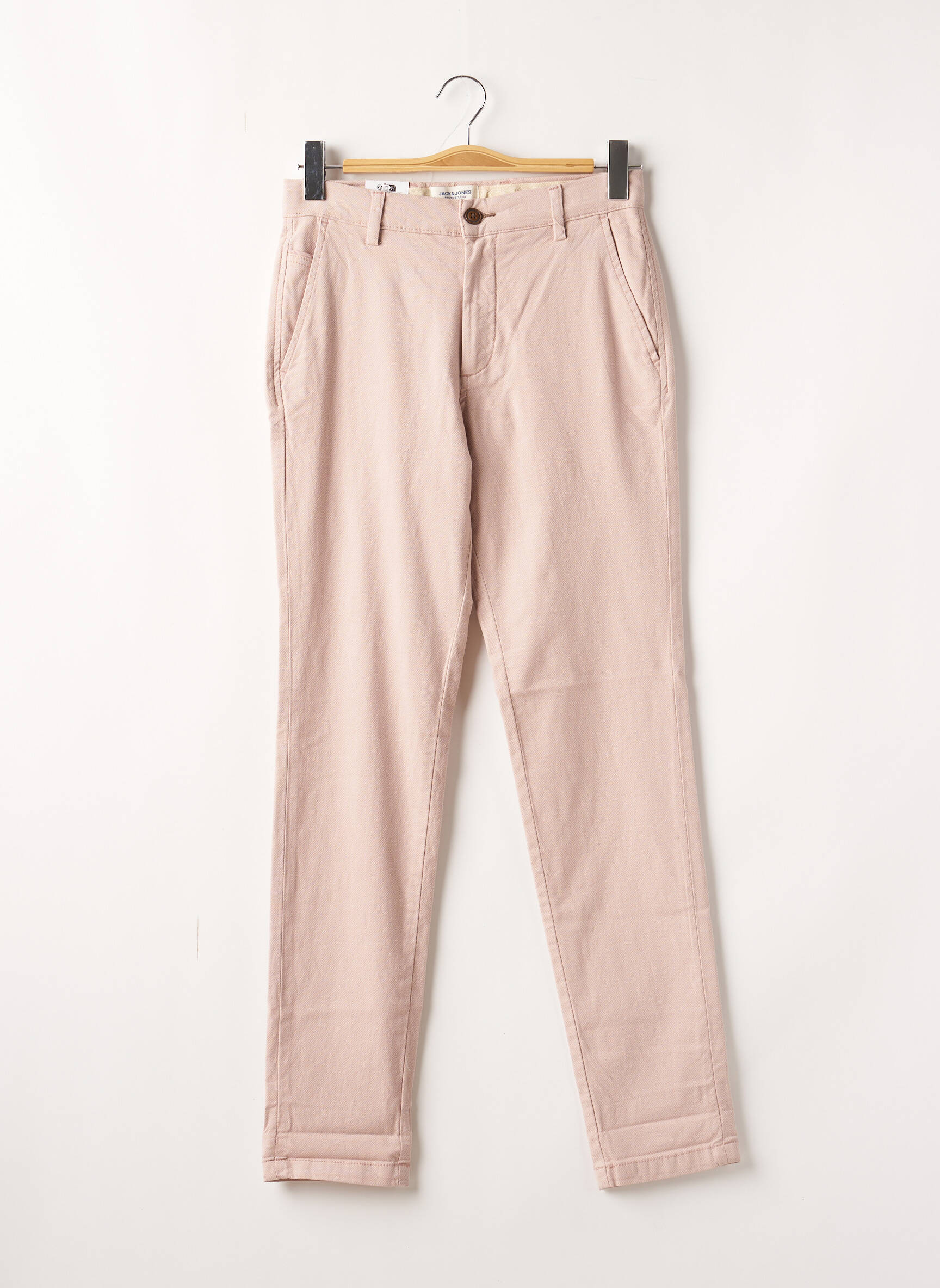 Chino kelnė chino kirpimas rožinė JACK & JONES vyras
