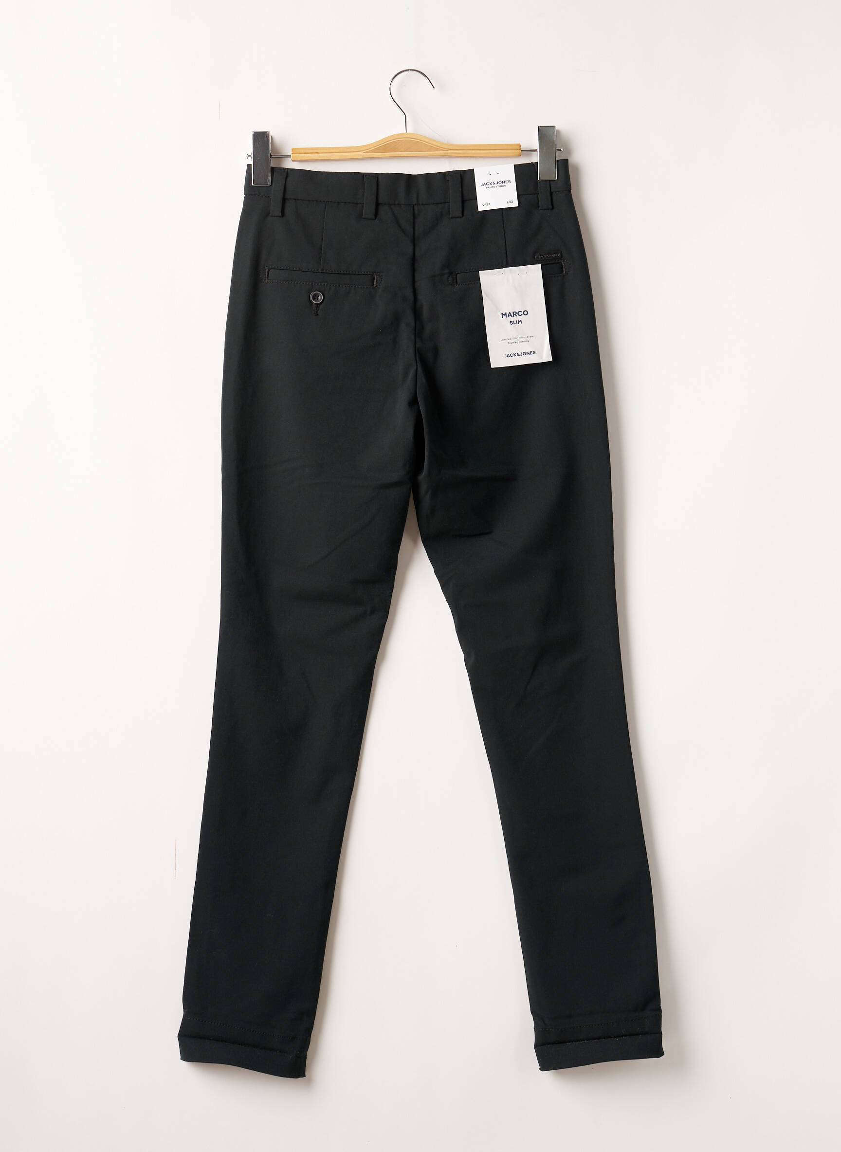 Chino kelnė tamprumas normala dydis juodas JACK & JONES vyras