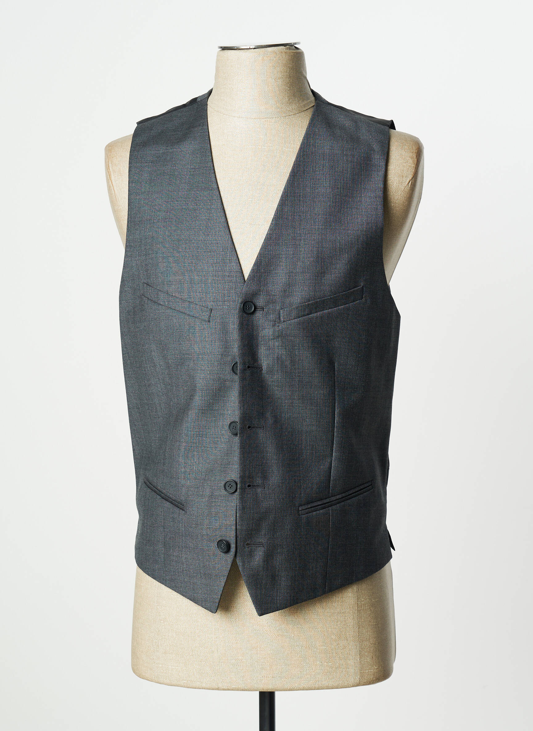Be rankovių liemenė satino efektas pilka THE KOOPLES vyras