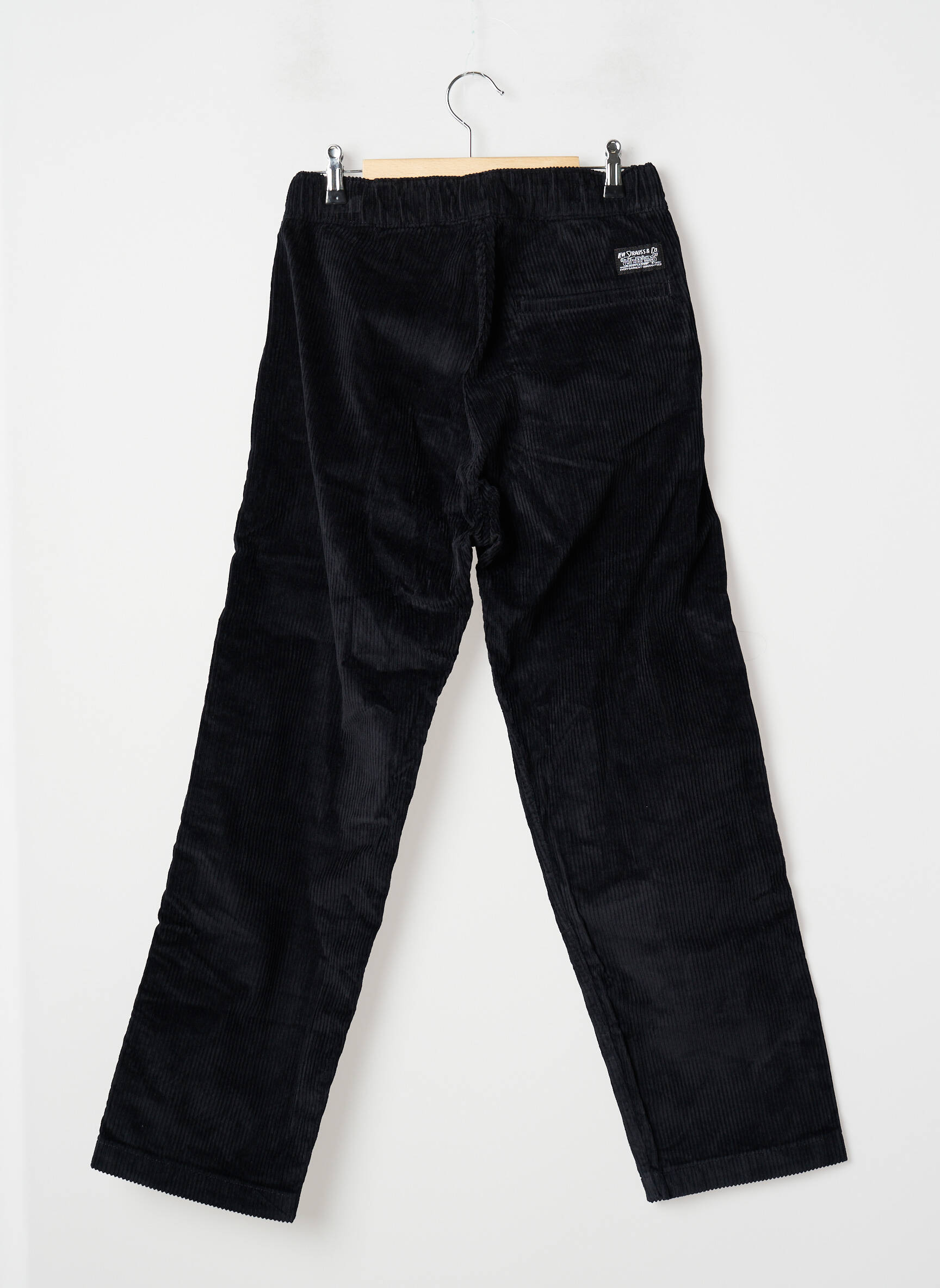 Tiesi kelnė tamprumas aukšta talija juodas LEVI'S moteris