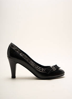 Aukštakulniai satino audinys kulnas nuo 7 iki 9 cm juodas SOULIERS EVELIN'S moteris