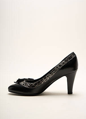 Aukštakulniai satino audinys kulnas nuo 7 iki 9 cm juodas SOULIERS EVELIN'S moteris
