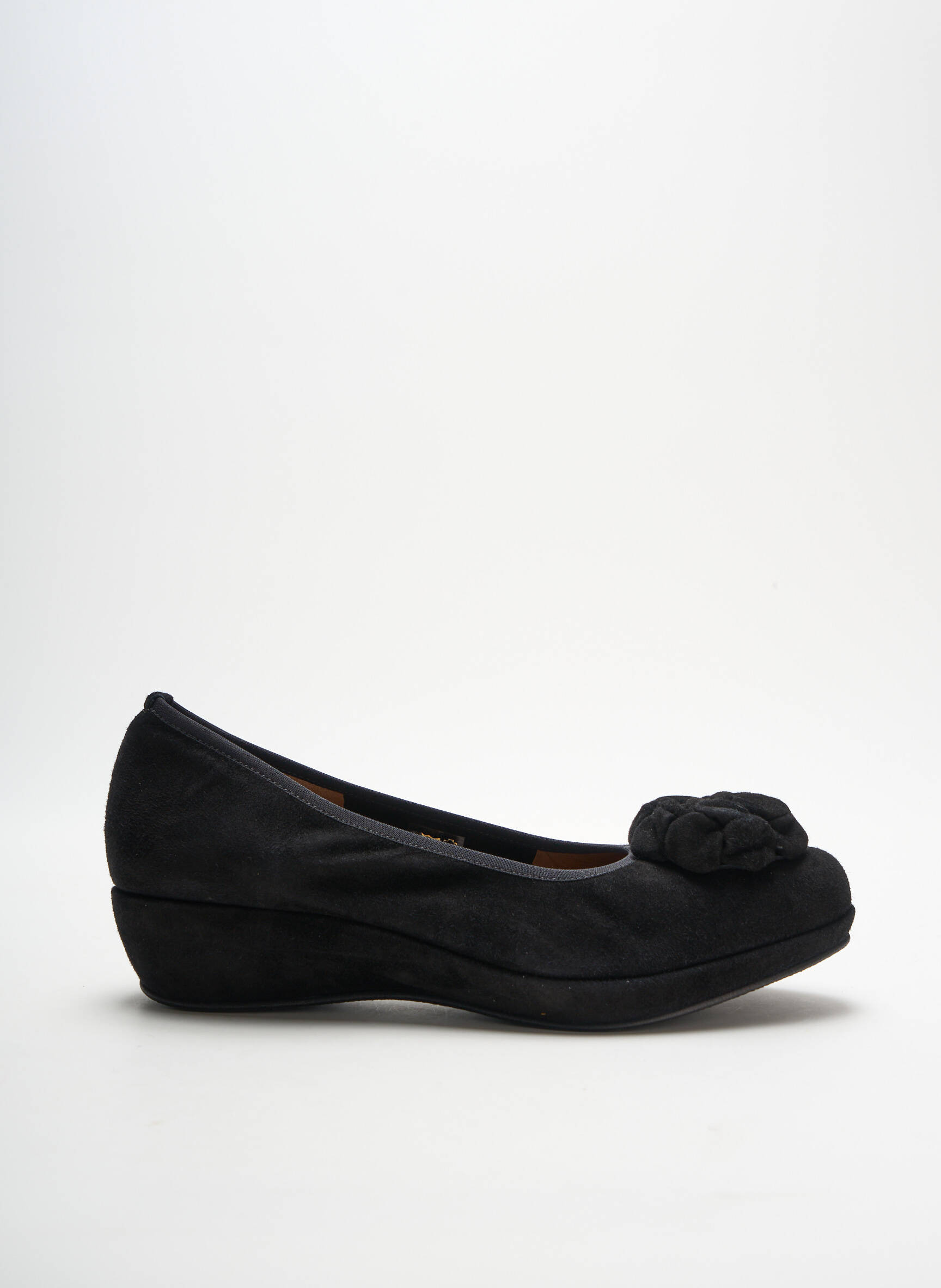 Balerinos amortizuojančios pado tipas kulnas nuo 4 iki 6 cm juodas ACCESSOIRE DÉTENTE moteris