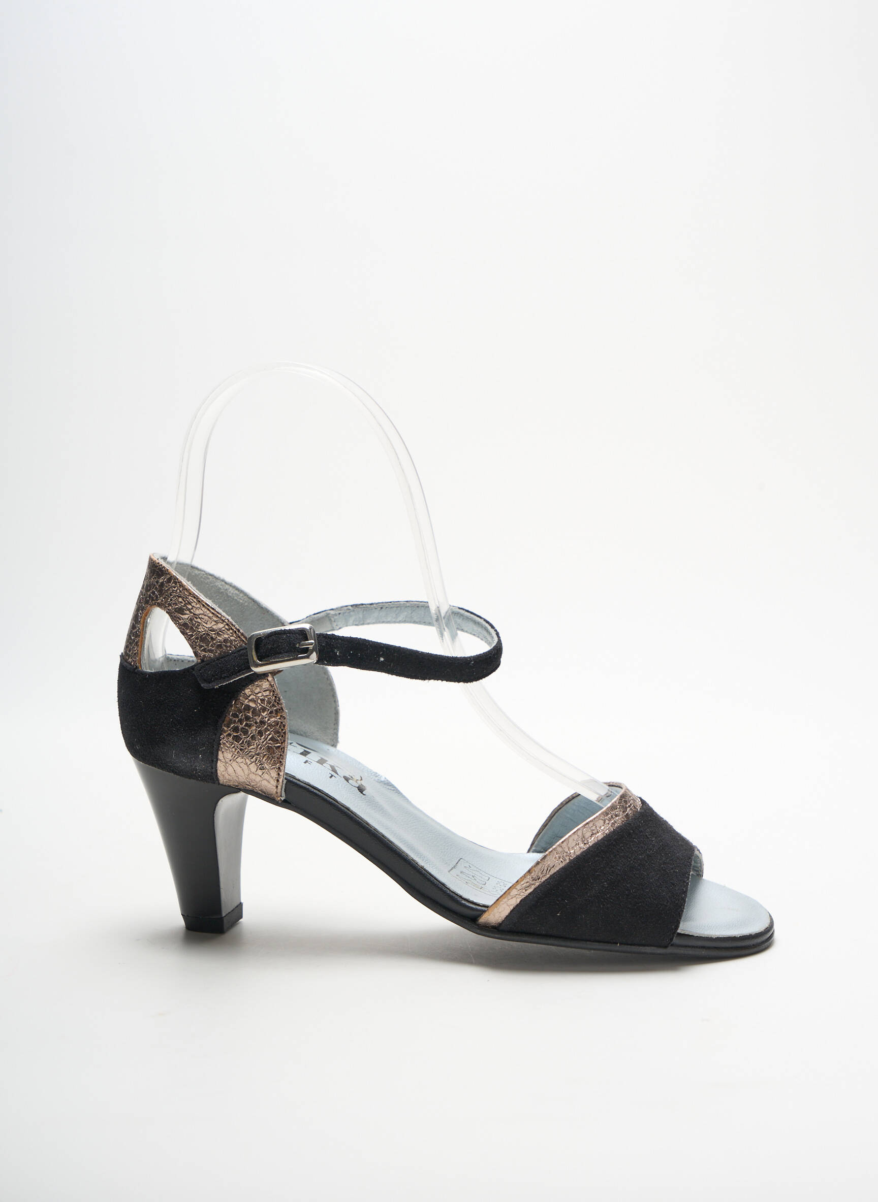 Sandalai/nu pėdos aukštas kulnas kulnas nuo 4 iki 6 cm juodas ARTIKA SOFT moteris