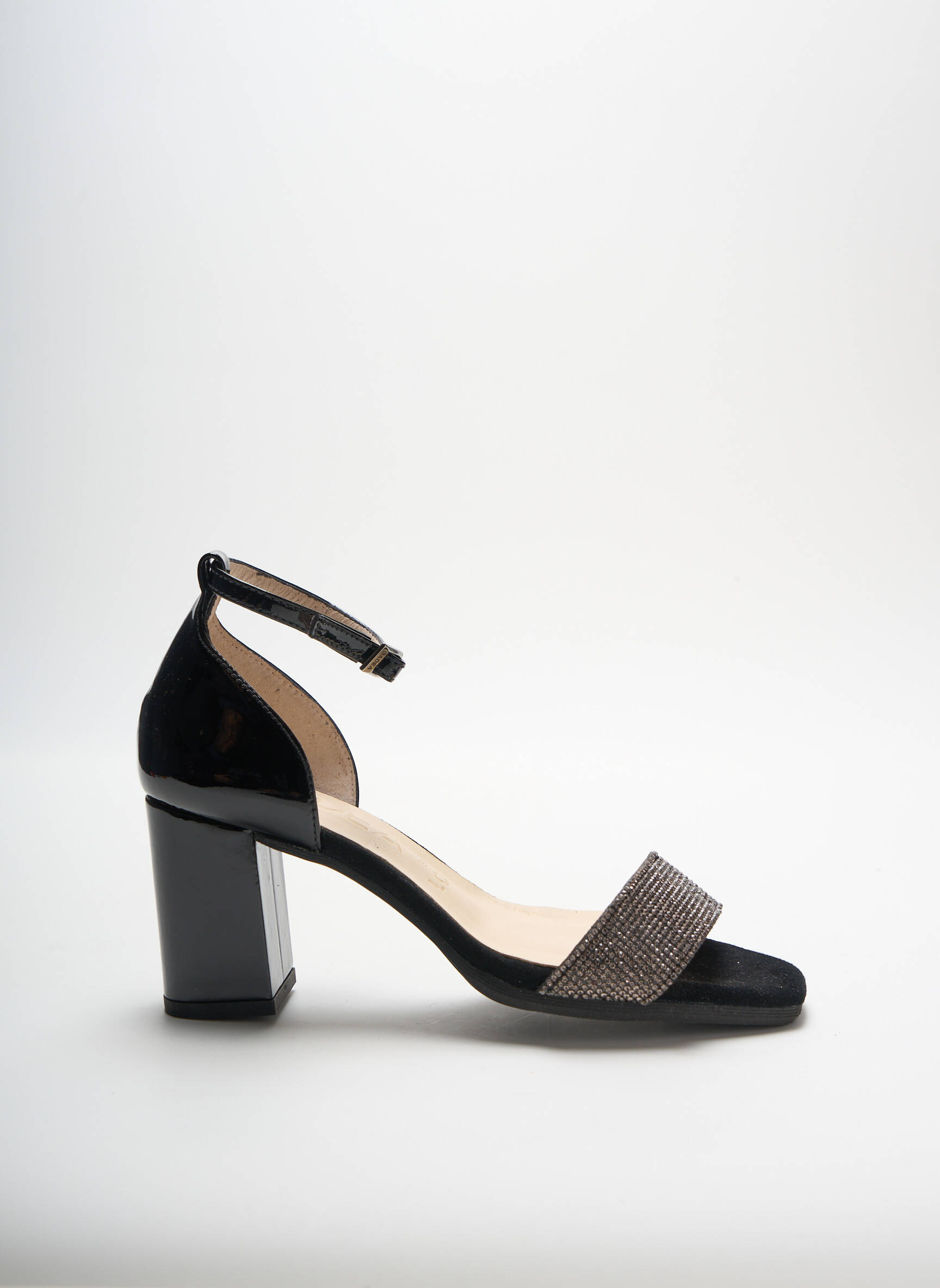 Sandalai/nu pėdos užsegimas kilpa(s) kulnas nuo 7 iki 9 cm juodas GADEA moteris