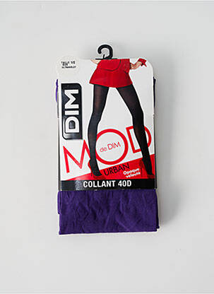 Kojinės pėdkelnės/basai violetinis DIM moteris