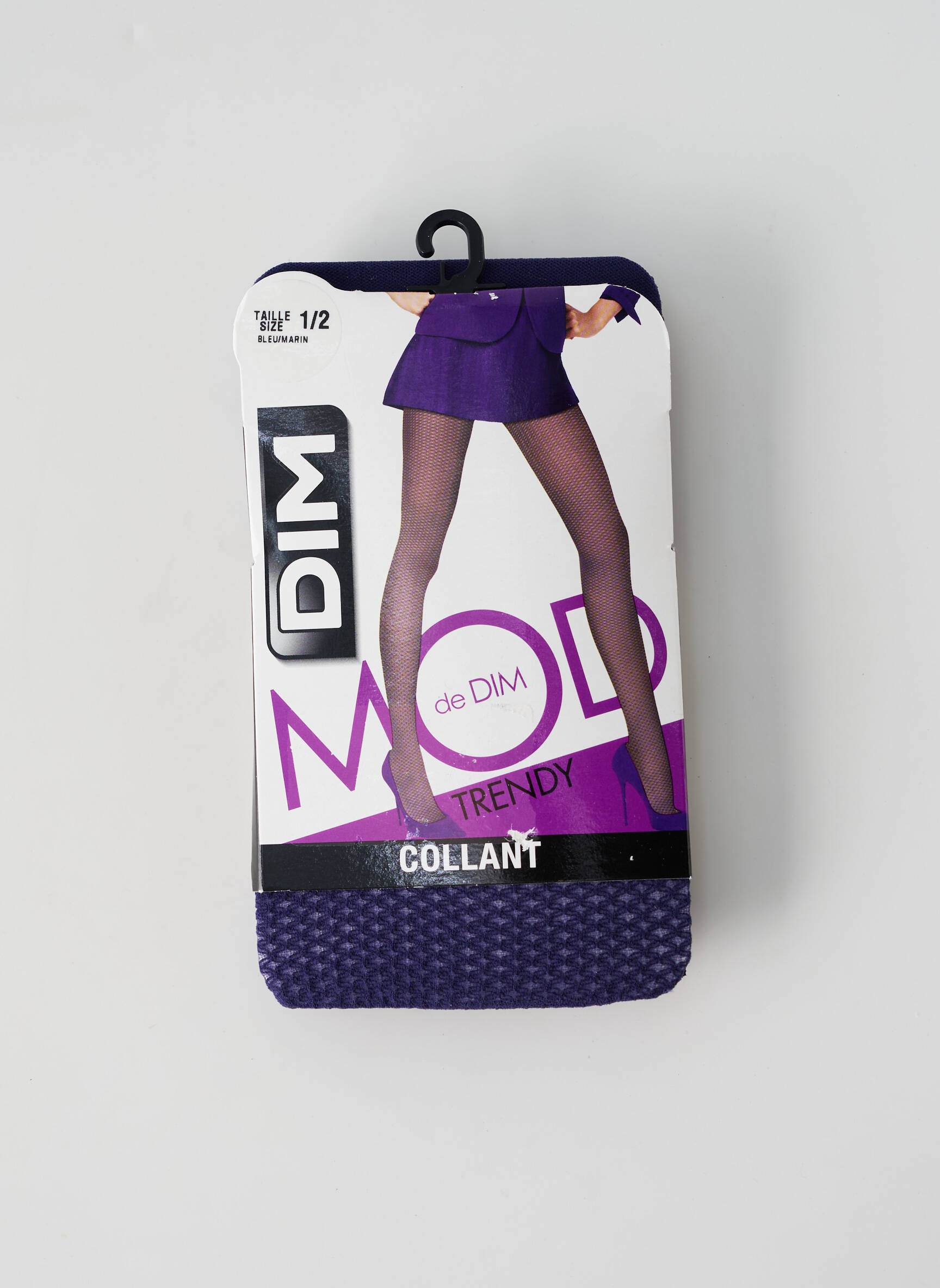 Kojinės permatomo audinys mėlyna DIM moteris