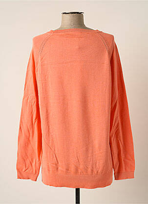 Tunikinis megztinis apvalus kaklas ilgos rankovės oranžinė MONTAGUT moteris