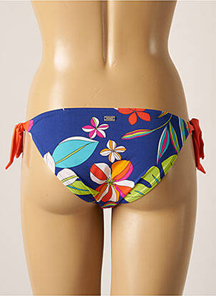 Maudymosi kelnaitės tiesioginis dažymas spausdinimas bikini mėlyna CHERRY BEACH moteris