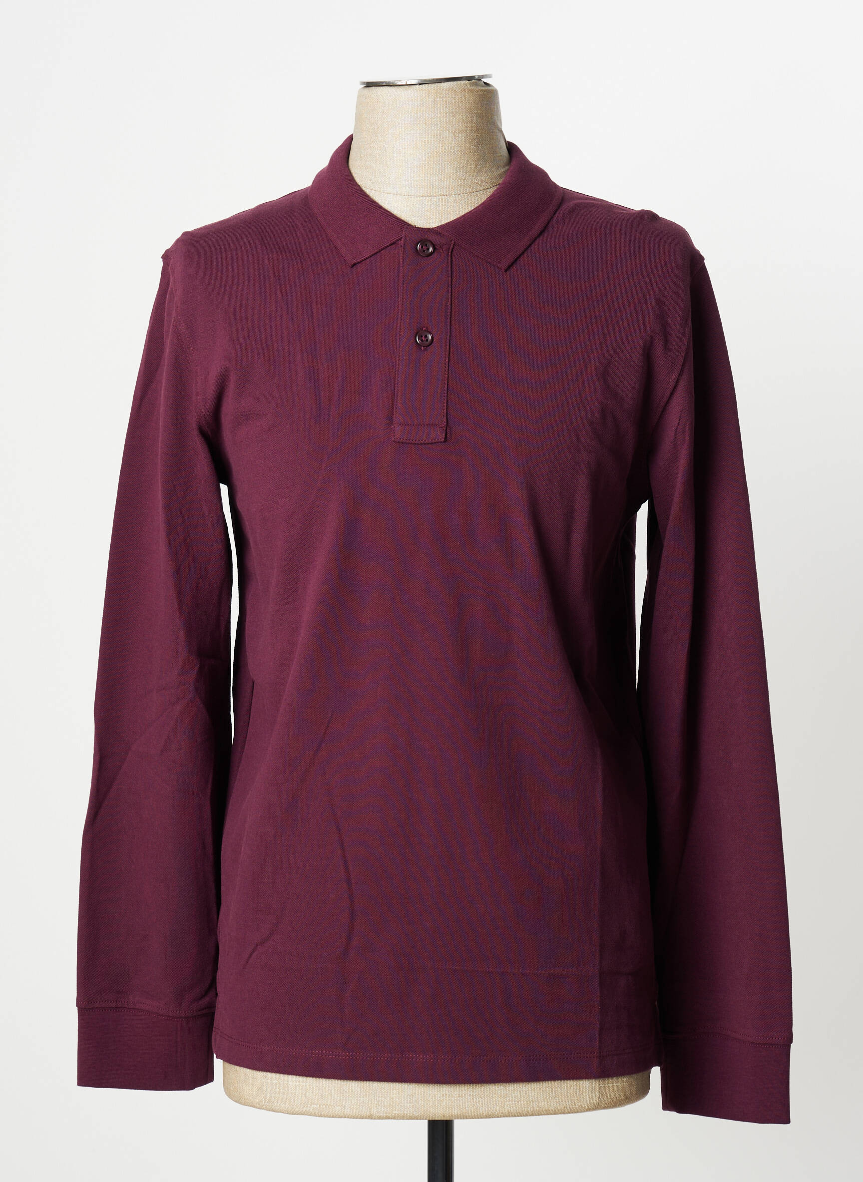 Polo ilgos rankovės ilgos rankovės violetinis CELIO vyras