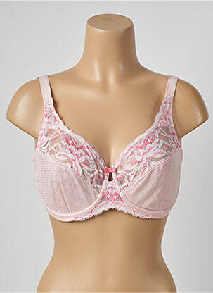 Liemenėlė satino efektas pilnas palaikantis liemenėlės viršus rožinė M&S COLLECTION moteris