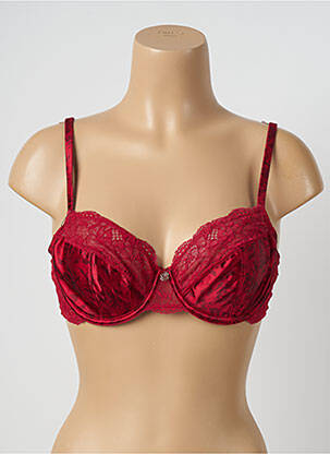 Liemenėlė satino efektas pilnas palaikantis liemenėlės viršus raudona M&S COLLECTION moteris