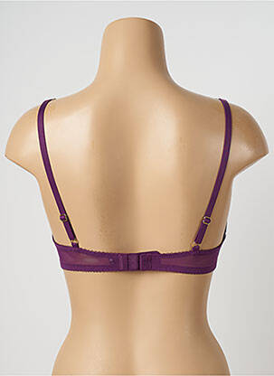 Liemenėlė satino efektas pilnas palaikantis liemenėlės viršus violetinis M&S COLLECTION moteris