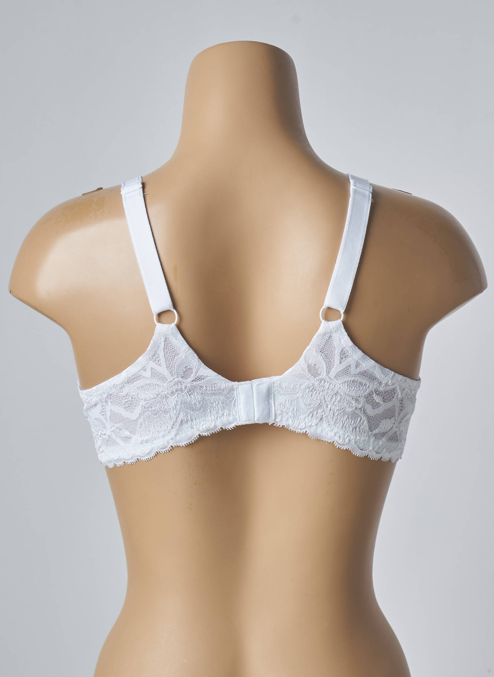 Liemenėlė siuvinėjimas pilnas palaikantis liemenėlės viršus baltas MARKS AND SPENCER moteris