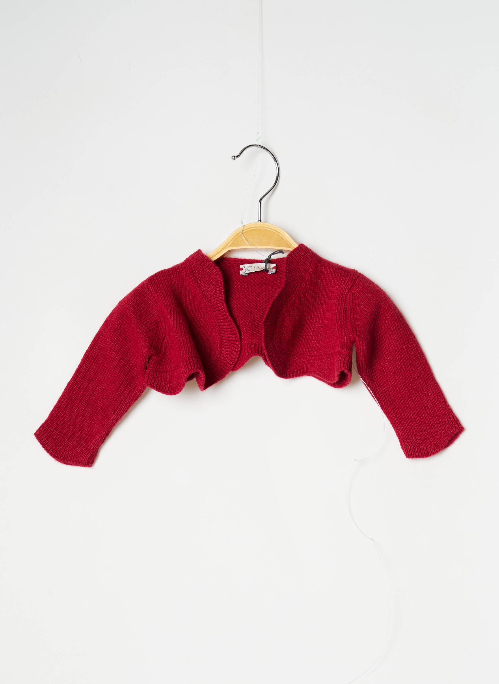Bolero tamprumas raudona J.O MILANO mergina