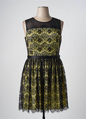 Pusilgių suknelė sklandi forma be rankų mėlyna FASHION NEW YORK moteris